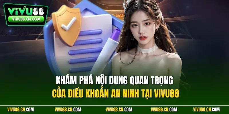 Khám phá nội dung quan trong của Điều khoản an ninh tại VIVU88
