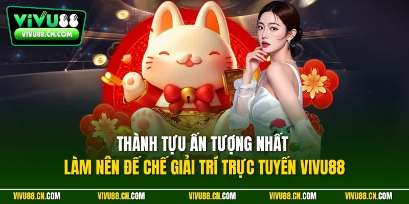 Thành tựu ấn tượng nhất làm nên đế chế giải trí trực tuyến VIVU88